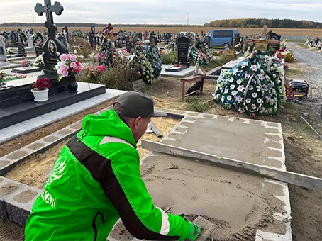 Благоустройство мест захоронений - stonekar.by